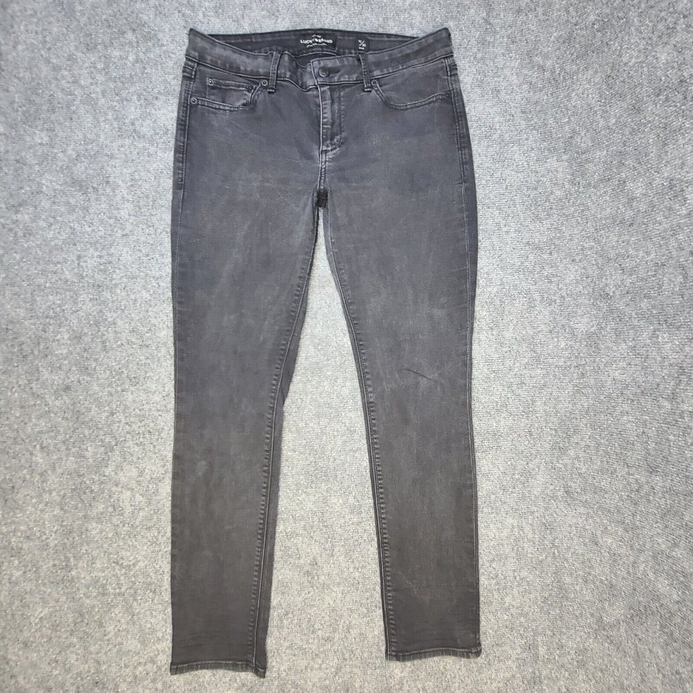Lucky Brand Womens Jeans Size 10 Lolita Skinny Jeans Black 32x29